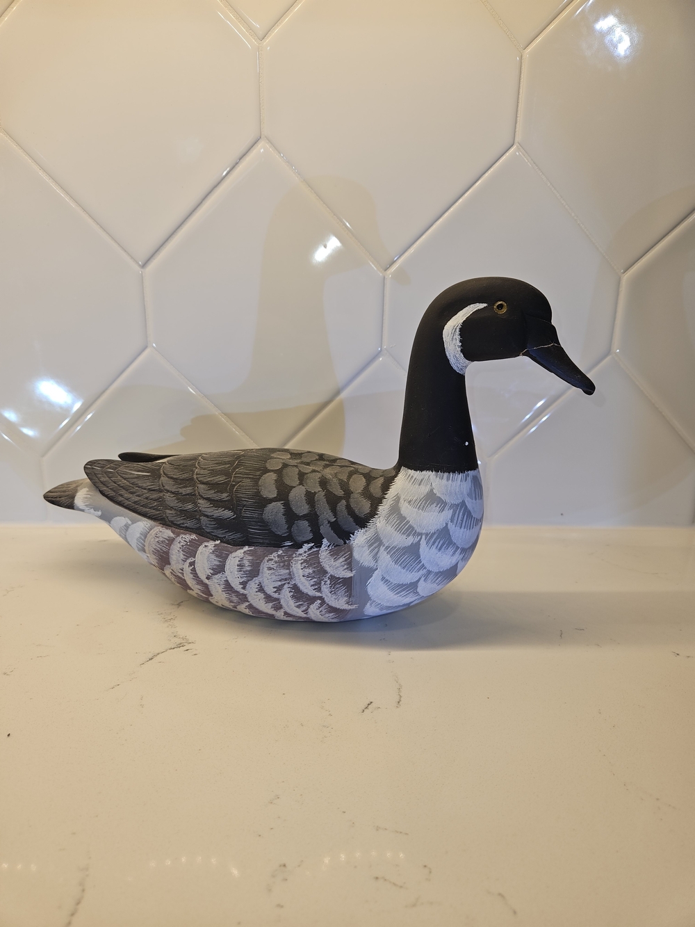 Vintage Hand-Painted Decorative Goose/Duck Decoy - Home Accents